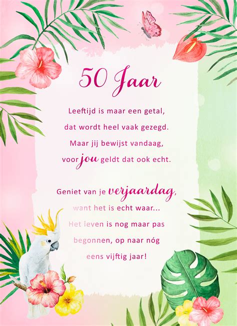 50 jaar kaartje|Verjaardagskaart 50 jaar Leeftijd is maar een getal More